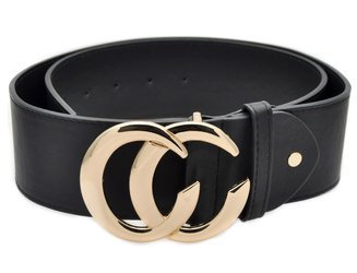 SZEROKI PASEK_PAS_ OZDOBNA ZŁOTA KLAMRA