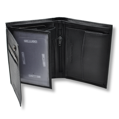 Polski pasek męski z automatycznie zapinana klamrą. CIEMNY BRĄZOWY BRC2