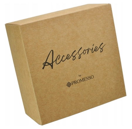 Polski pasek męski z automatycznie zapinana klamrą brąz BR64