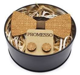 DREWNIANA MUCHA SPINKI POSZETKA BT1 ZESTAW