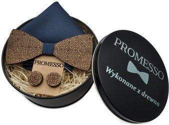 DREWNIANA MUCHA SPINKI POSZETKA BT14 ZESTAW