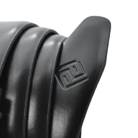 Polski pasek męski z automatycznie zapinana klamrą. CZARNY nr64