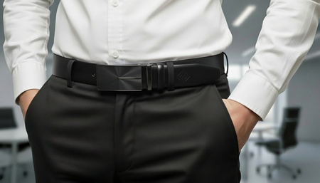 Zestaw ZE SKÓRY PASEK AUTOMAT I PORTFEL PREZENT NA ŚWIĘTA ELEGANCKIE PUDEŁKO SKARPETY 2026