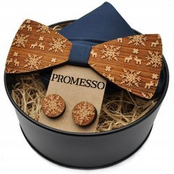 DREWNIANA MUCHA SPINKI POSZETKA BT13 ZESTAW