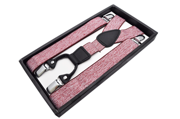 Mocne Szelki męskie 3cm wykonane z gumy galanteryjnej oraz 100% skóry NS2